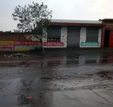 乔屯乡大吕邑村街道一角图片