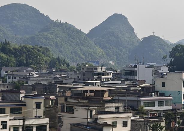 龙南乡凤阳村远眺图片