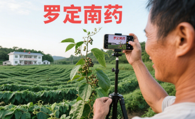 榕木村的南药种植与直播