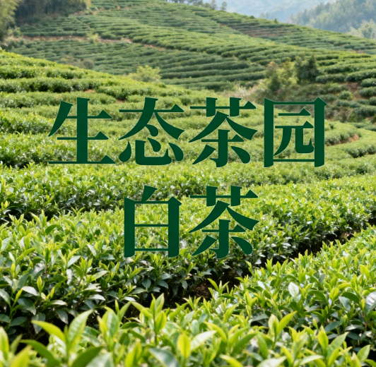 实景拍摄蕉宕村周边生态茶园，茶树连片生长，尽显乡村茶产业风貌，所产福鼎白茶曾获省级奖项，传递乡村特色物产魅力.png