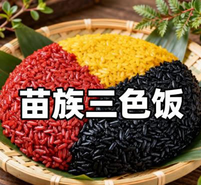 海南保亭毛感村苗族三色饭图片.jpg